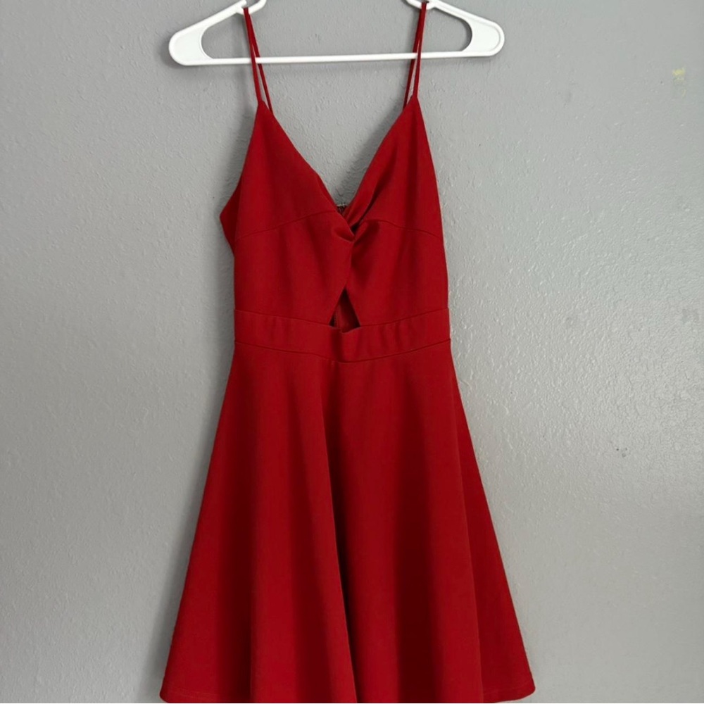 Windsor Red Spaghetti Strap Dress